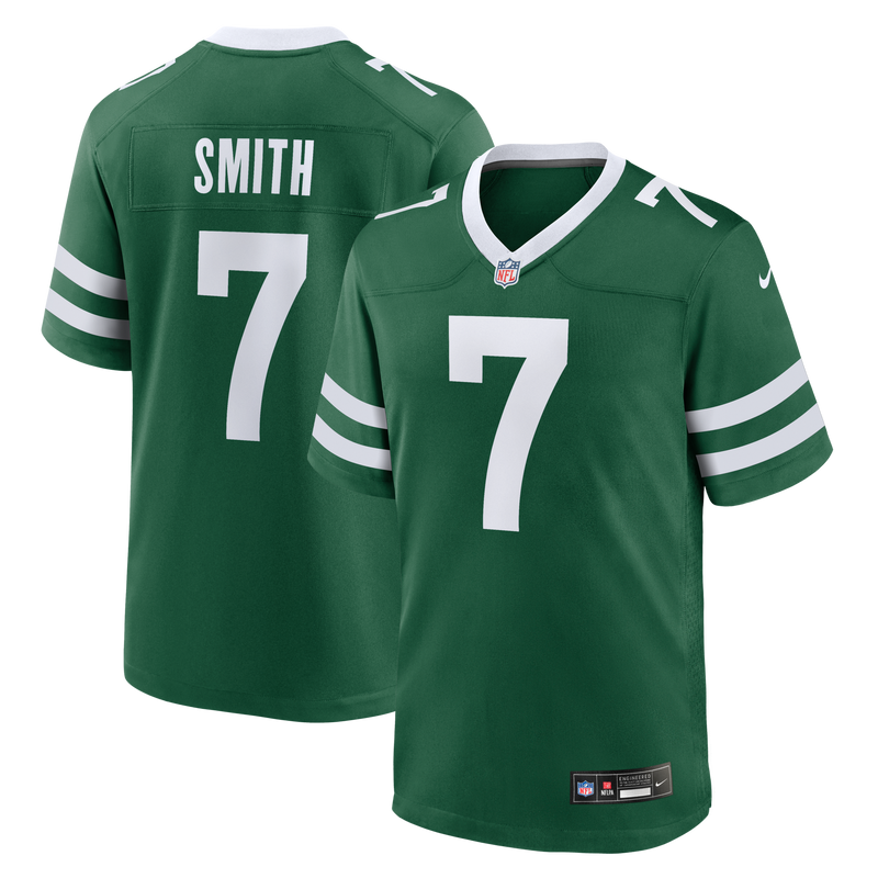 New York Jets Geno Smith Green jersey – view 1