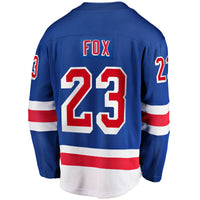 New York Rangers Adam Fox Blue jersey – view 4