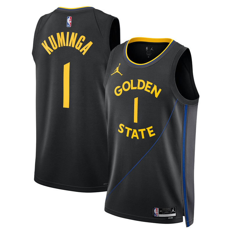 Golden State Warriors Jonathan Kuminga - Black jersey – view 1