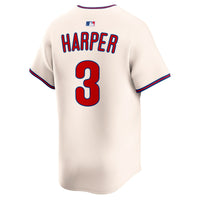 Philadelphia Phillies Bryce Harper Cream jersey – view 4