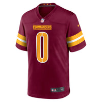 Washington Commanders Mike Sainristil Burgundy jersey – view 3