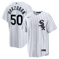 Chicago White Sox Huascar Brazoban White jersey – view 2