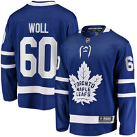 Toronto Maple Leafs Joseph Woll Blue jersey – view 2