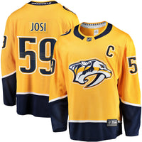 Nashville Predators Roman Josi Gold jersey – view 1