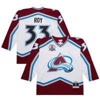 Colorado Avalanche Patrick Roy White jersey – view 1