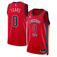 New Orleans Pelicans Jeremiah Fears - Red jersey – view 2
