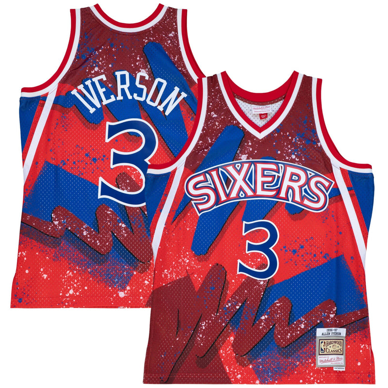 Philadelphia 76ers Allen Iverson By Mitchell & Ness jersey – view 1