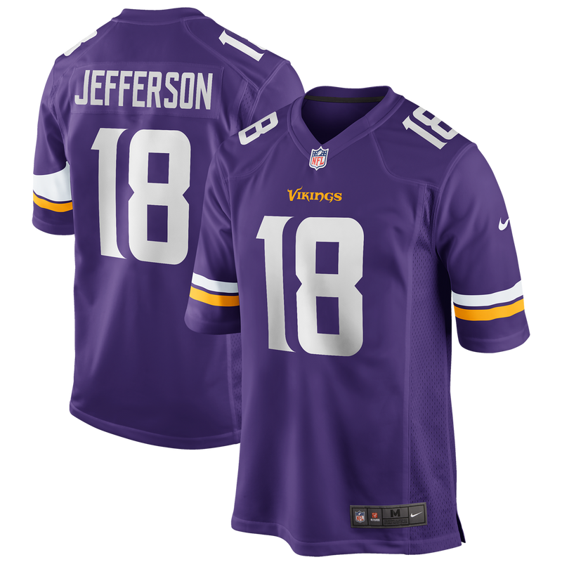 Minnesota Vikings Justin Jefferson Purple jersey – view 1