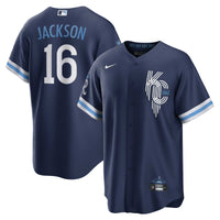 Kansas City Royals Bo Jackson Navy jersey – view 1