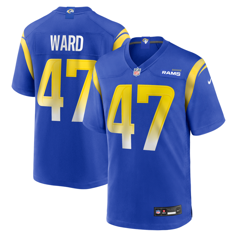 Los Angeles Rams Alex Ward Royal jersey – view 1