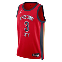 New Orleans Pelicans Jordan Poole - Red jersey – view 3