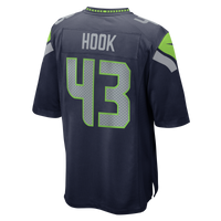 Seattle Seahawks Maxen Hook Navy jersey – view 4