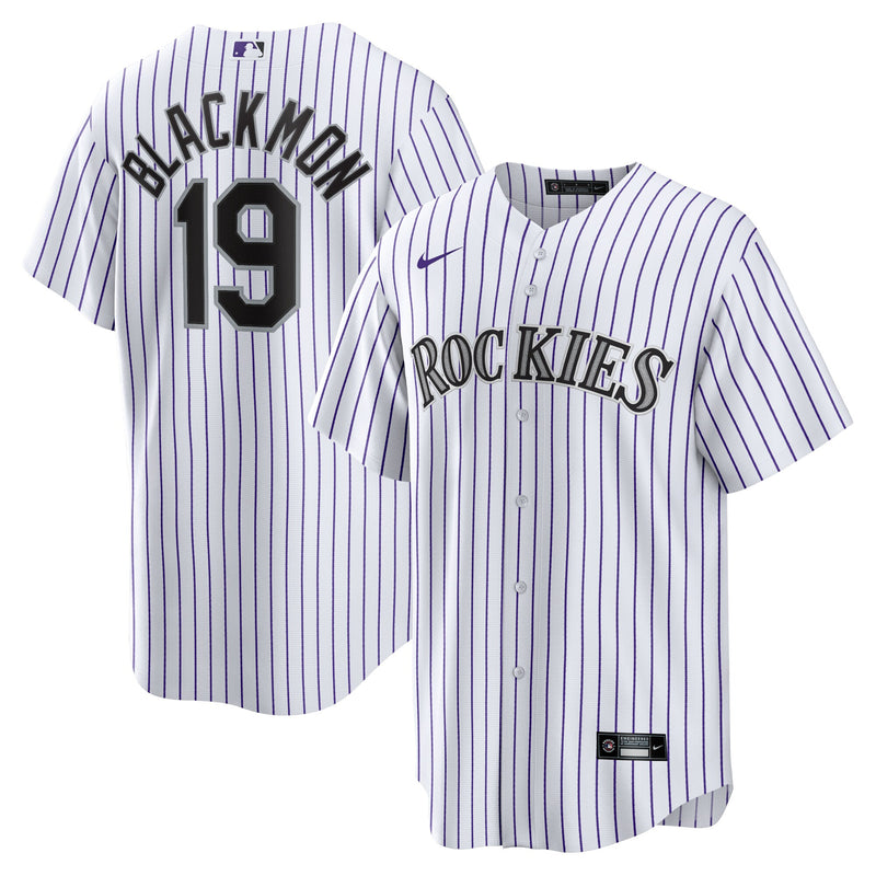 Colorado Rockies Charlie Blackmon White jersey – view 1