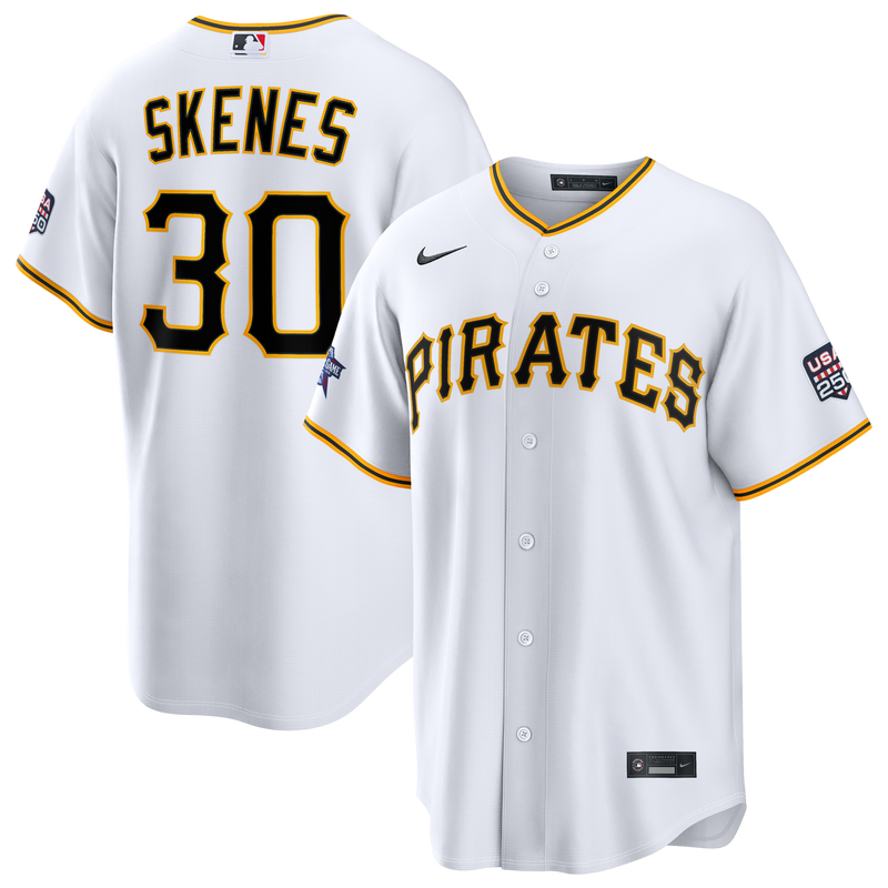 Pittsburgh Pirates White jersey – view 1