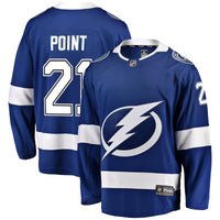 Tampa Bay Lightning Brayden Point Blue jersey – view 1