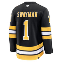 Boston Bruins Jeremy Swayman Black jersey – view 4