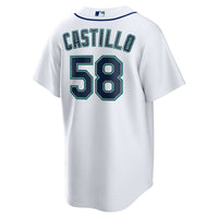 Seattle Mariners Luis Castillo White jersey – view 8