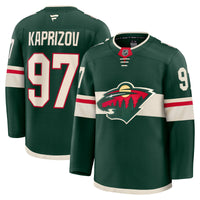 Minnesota Wild Kirill Kaprizov Green jersey – view 2