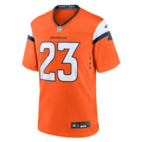 Denver Broncos Jahdae Barron Orange jersey – view 3
