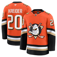 Anaheim Ducks Chris Kreider Orange jersey – view 1