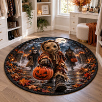 Sam Walks the Moonlit Path - Halloween Rug - main