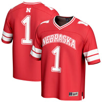 Nebraska Huskers Lightweight Collegiate Scarlet jersey – view 1