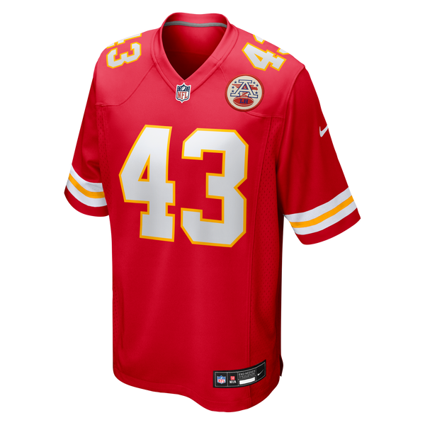 Kansas City Chiefs Jack Cochrane Nike Red Game Player Jersey