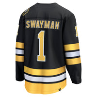 Boston Bruins Jeremy Swayman Black jersey – view 4