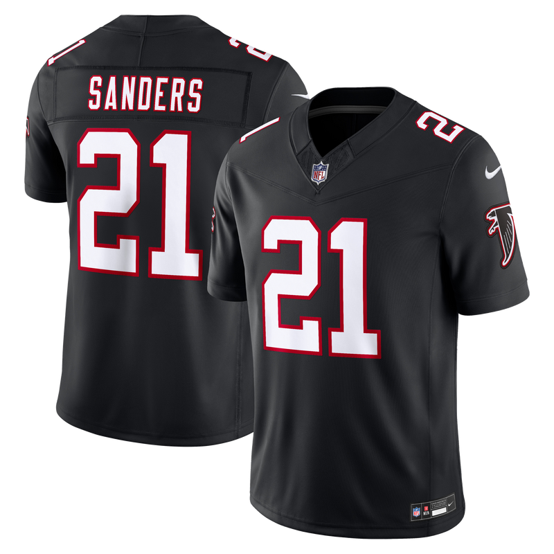 Atlanta Falcons Deion Sanders Black jersey – view 1