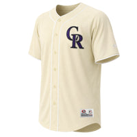 Colorado Rockies Stitches Cream jersey – view 3