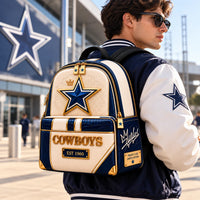 DAL Star Club - Ivory and Navy Heritage Backpack - main