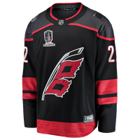 Carolina Hurricanes Logan Stankoven Black jersey – view 3