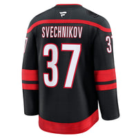Carolina Hurricanes Andrei Svechnikov Black jersey – view 4