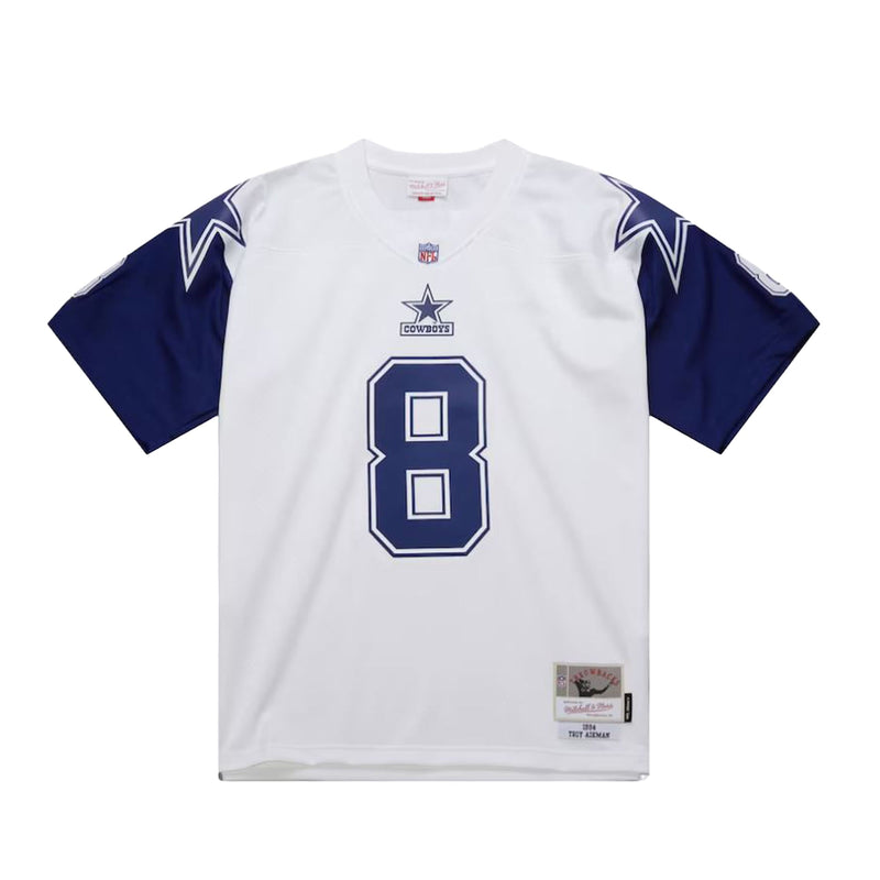 Dallas Cowboys Troy Aikman White jersey – view 1