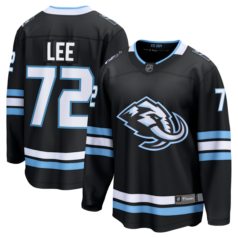 Utah Mammoth Anders Lee Black jersey – view 1