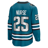 San Jose Sharks Darnell Nurse Teal jersey – view 4