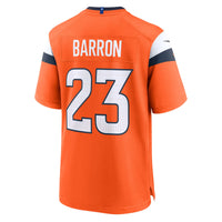 Denver Broncos Jahdae Barron Orange jersey – view 4