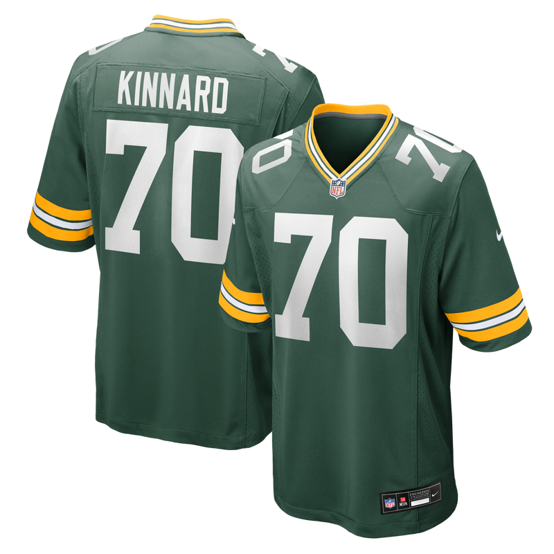 Green Bay Packers Darian Kinnard Green jersey – view 1