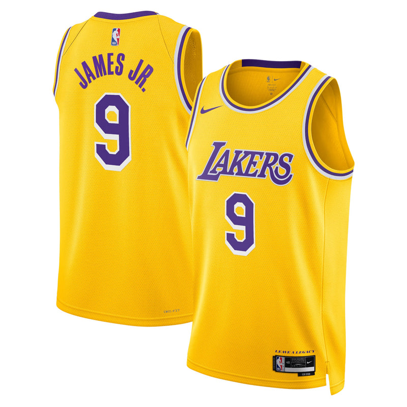 Los Angeles Lakers Bronny James - Gold jersey – view 1