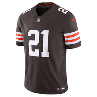 Cleveland Browns Denzel Ward Brown jersey – view 3