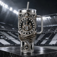 NEW - Magpie Crest in Ornate Black and Silver - main