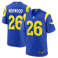 Los Angeles Rams Drey Norwood Royal jersey – view 2