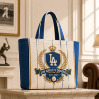 LAD Heritage Crest - Cream, Royal Blue and Gold Tote - main