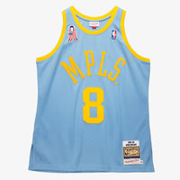Mitchell & Ness Kobe Bryant Powder Blue Los Angeles Lakers 2001/02 Hardwood Classics Authentic Player Jersey – view 1