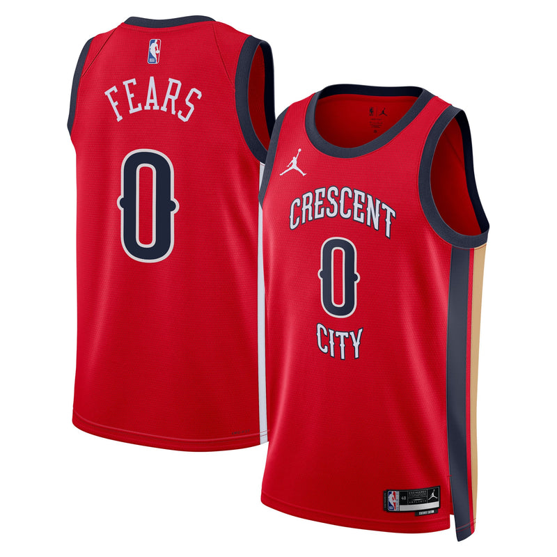 New Orleans Pelicans Jeremiah Fears - Red jersey – view 1