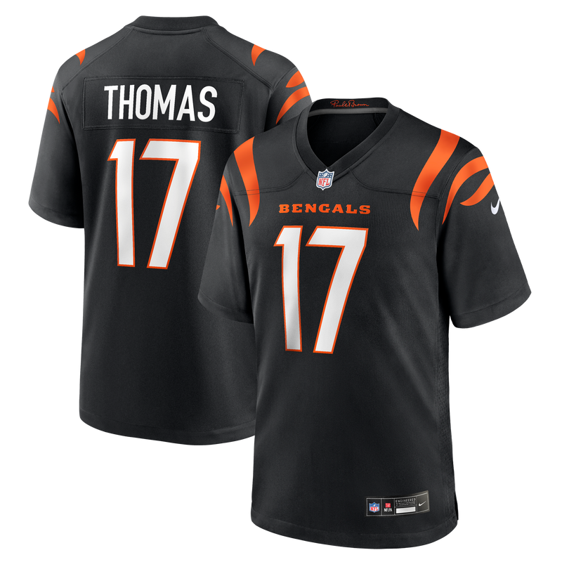 Cincinnati Bengals Noah Thomas Black jersey – view 1