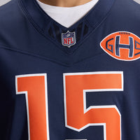Chicago Bears Rome Odunze Navy jersey – view 11