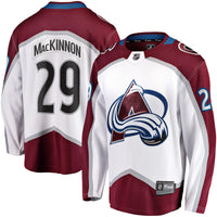 Colorado Avalanche Nathan MacKinnon White jersey – view 2
