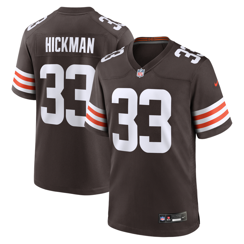 Cleveland Browns Ronnie Hickman Brown jersey – view 1