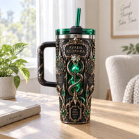 Avada Kedavra - Serpent, Emerald and Gothic Ornament - main